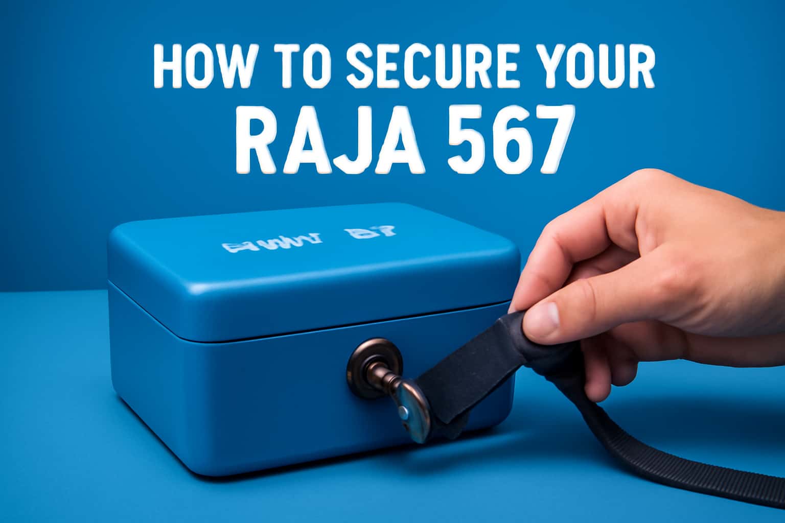 Informative scene depicting security measures for Raja 567.