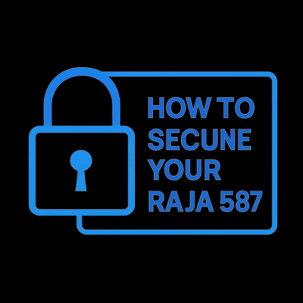 Icon representing security for Raja 567.