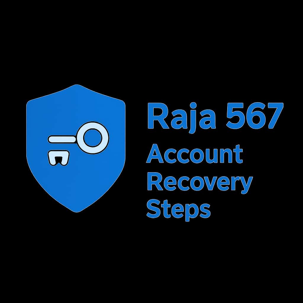 Badge representing Raja 567 Account Recovery Steps.
