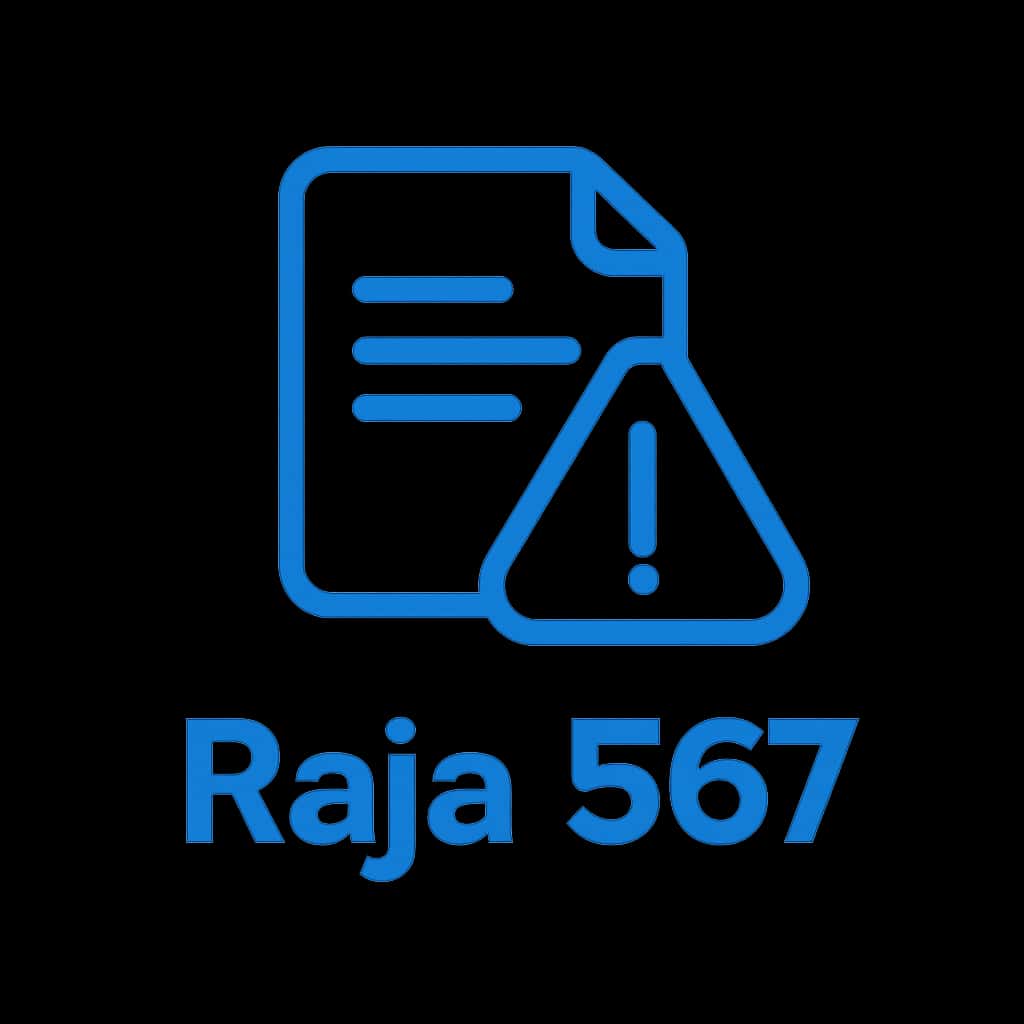 An icon illustrating common issues on Raja 567.