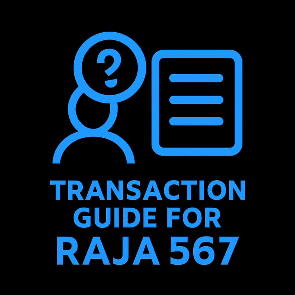 An icon representing the Transaction Guide for Raja 567.