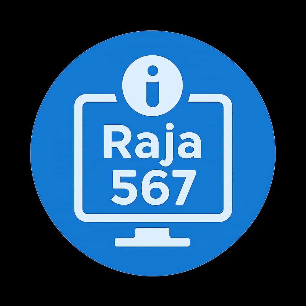 A professional badge representing Raja 567 updates.