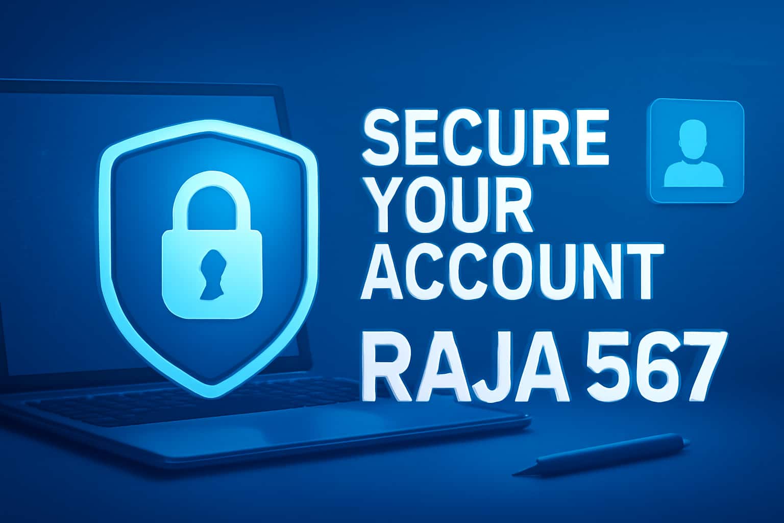 Informational scene regarding account security for Raja 567