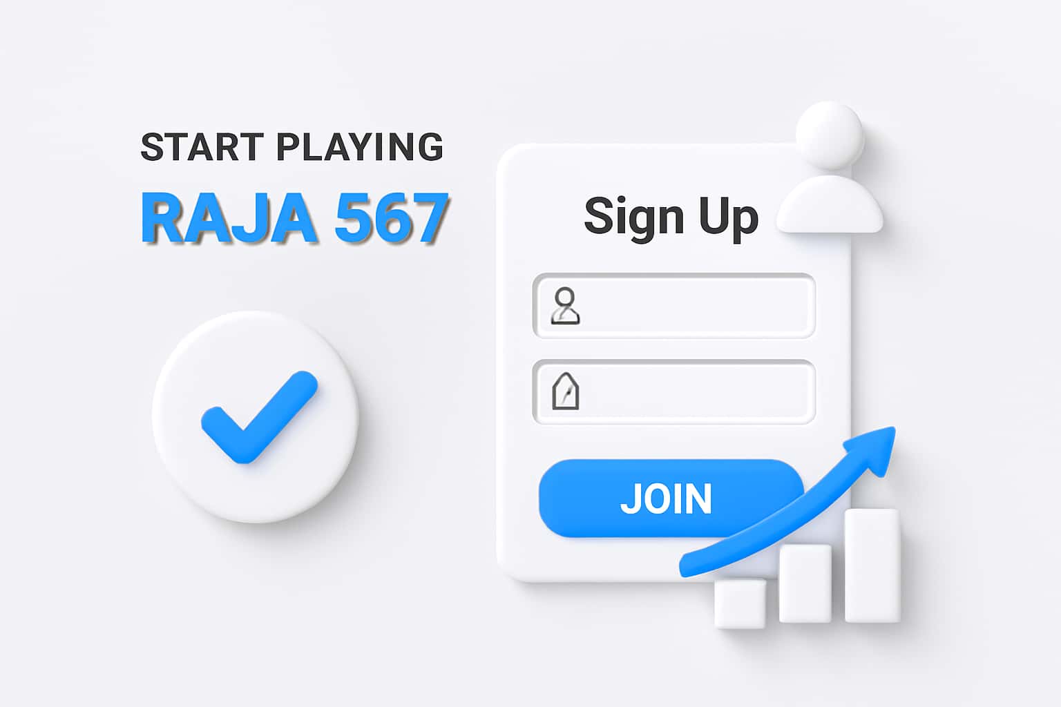 Start Playing Raja 567 - Sign Up Interface